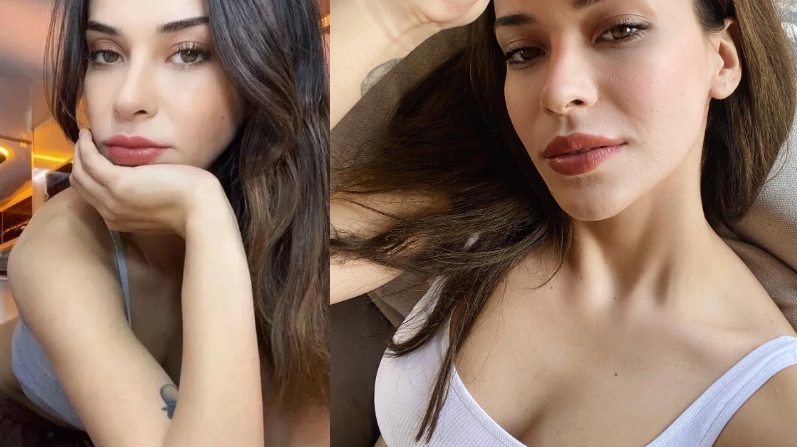 DEVRİM ÖZKAN'DAN İÇ ÇAMAŞIRSIZ POZLAR