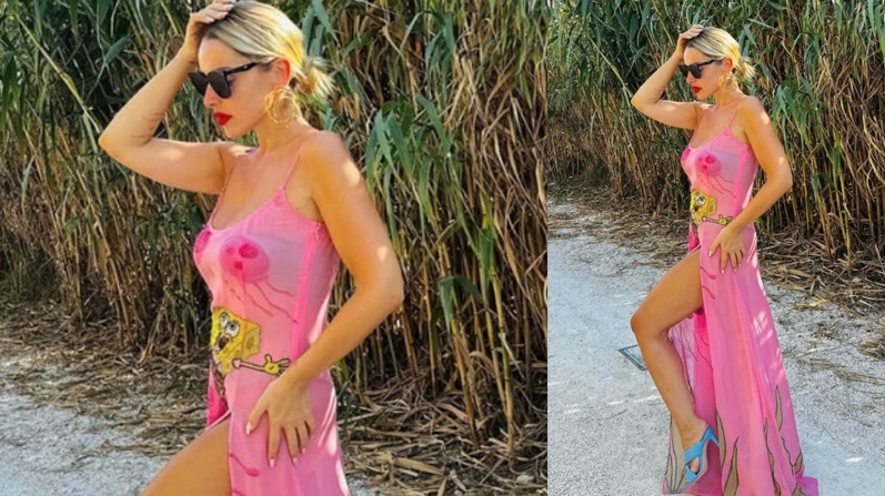 HADİSE'NİN DUDAK UÇUKLATAN ELBİSESİ